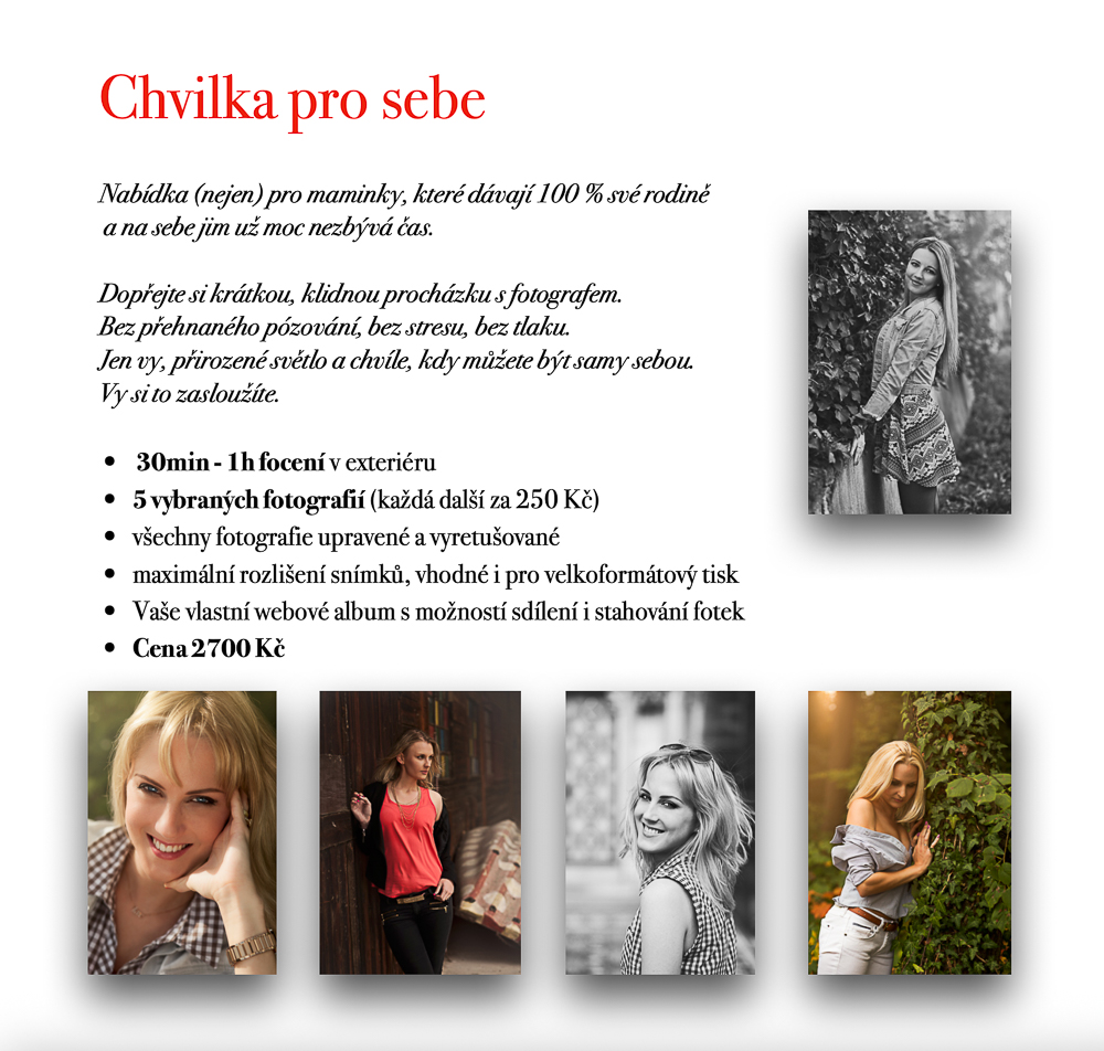 Chvilka pro sebe