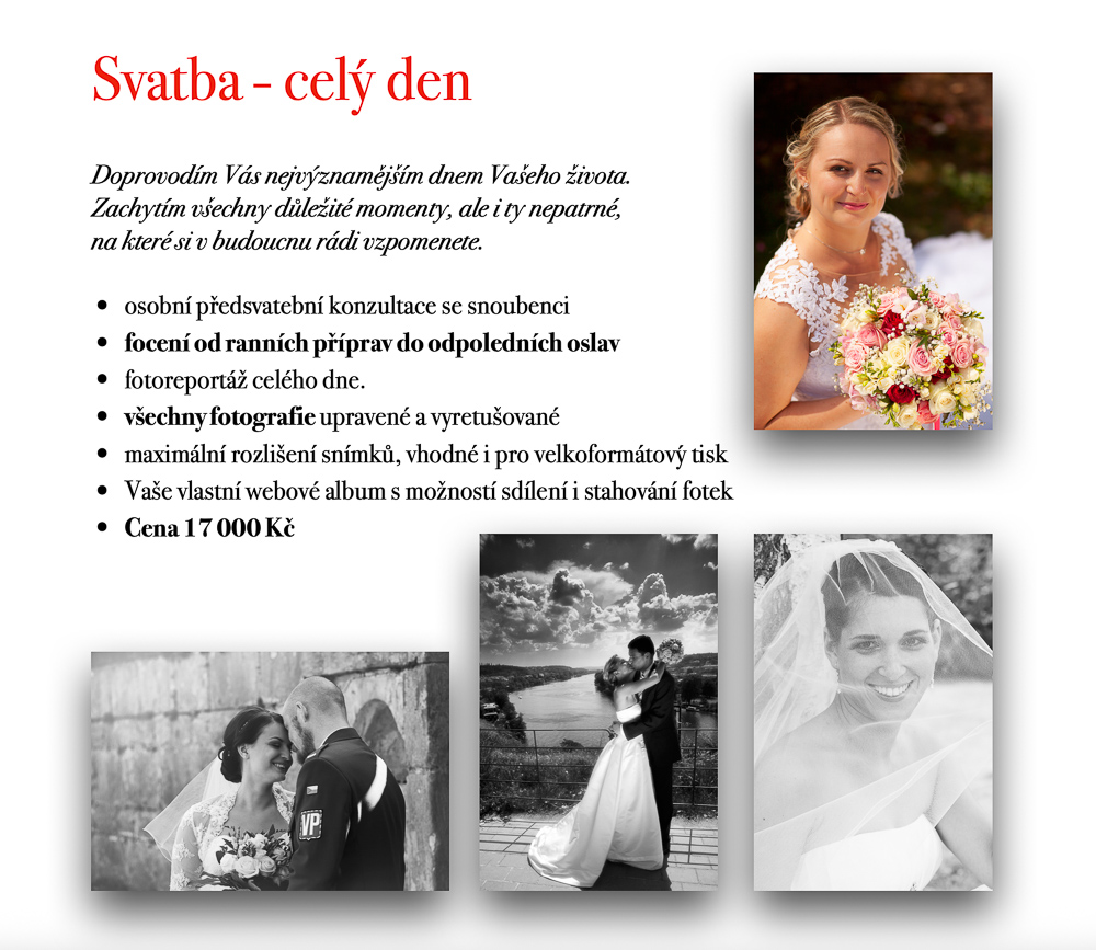 Svatba celý den
